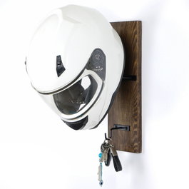 Hanah Home Wr077 Estantería de Pared de Madera Maciza en Nogal